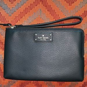 Kate Spade Leoni Grove Street Leather Double Zipp